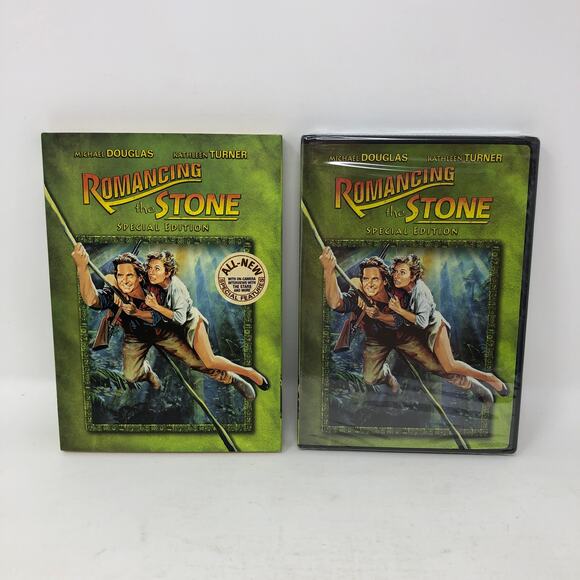 Romancing the Stone (DVD, 2006, Special Edition Widescreen) Slipcover New Sealed - Picture 1 of 6